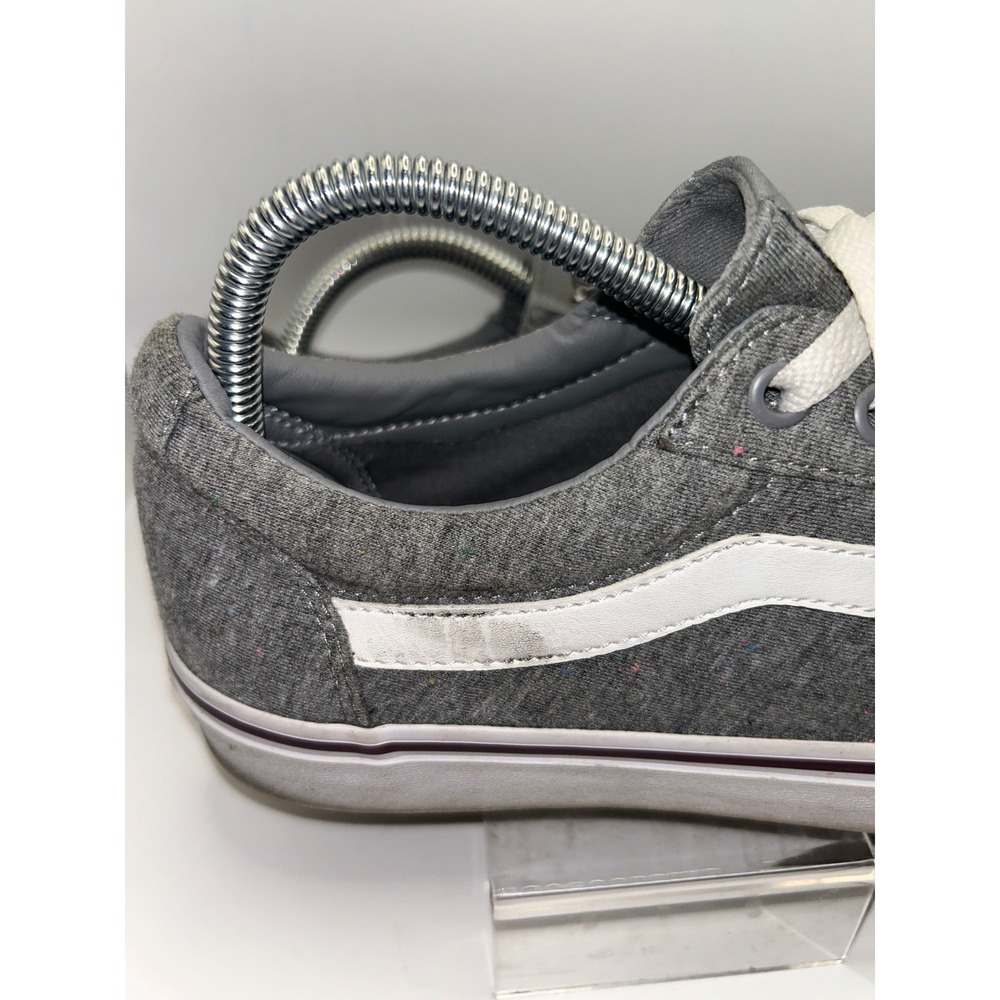 Vans Ward Low Top Heathered Grey Jersey Skate Shoes Womens 9 Mens 7.5 - Picture 8 of 11